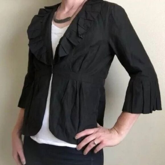 CAbi Cosette black dinner jacket blazer 693 size 4 - Picture 1 of 5